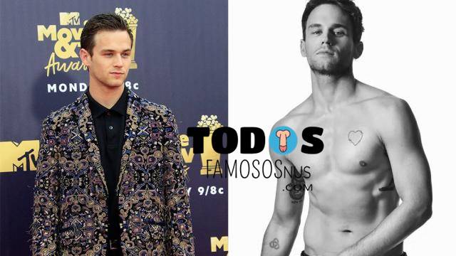 Fotos do ator Brandon Flynn de ’13 Reasons Whys’ nu exibindo o pênis duro