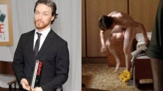 Vídeo do ator James McAvoy nu e mostrando a rola em filme