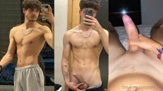 Nudes do TikTok famoso Rafael Silva (rafasilva_1729) pelado e gozando gostoso