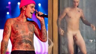 100 fotos e vídeo do cantor Justin Bieber pelado e mostrando o pênis