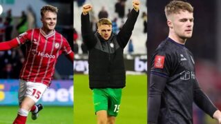 Jogador inglês Tommy Conway com a pica marcando no calção